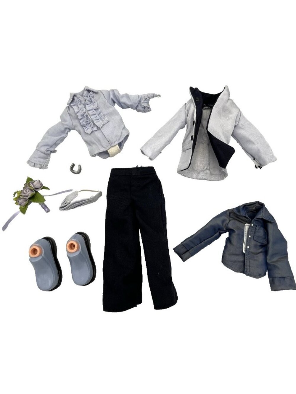 Bratz 2003 Formal Funk Koby Blue Outfit Formal Wear Clothes Accessories Shoes